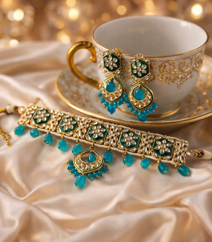 Royal Kundan Pearl Necklace