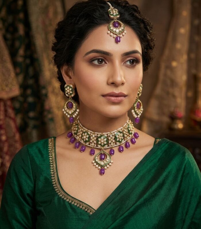 Royal Heritage Handcrafted Bridal Jewellery Set