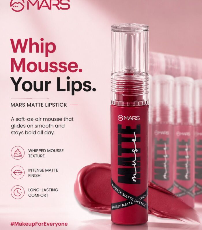 MARS Moo’s Lips Whipped Mousse Matte Lipstick