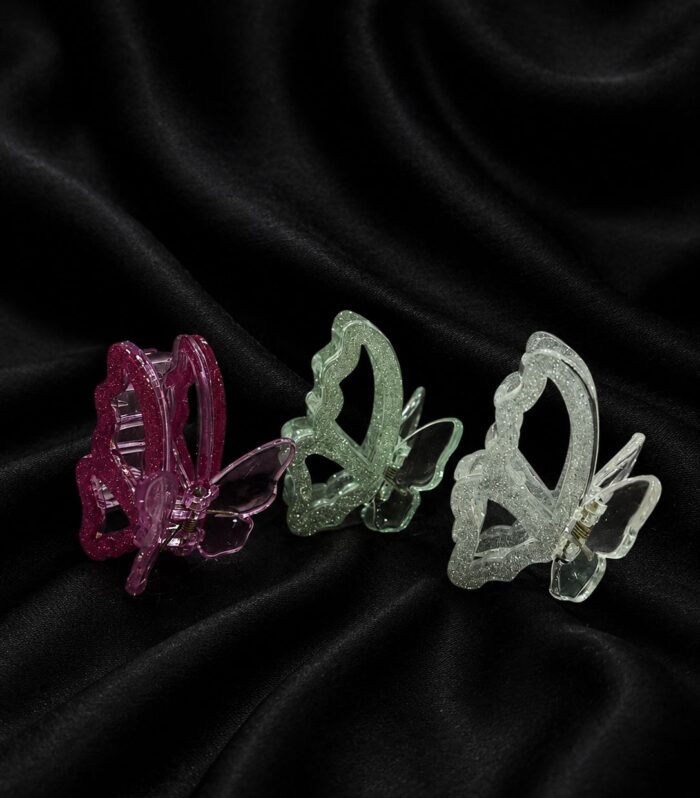 Butterfly Hair Claw Clip Combo Set